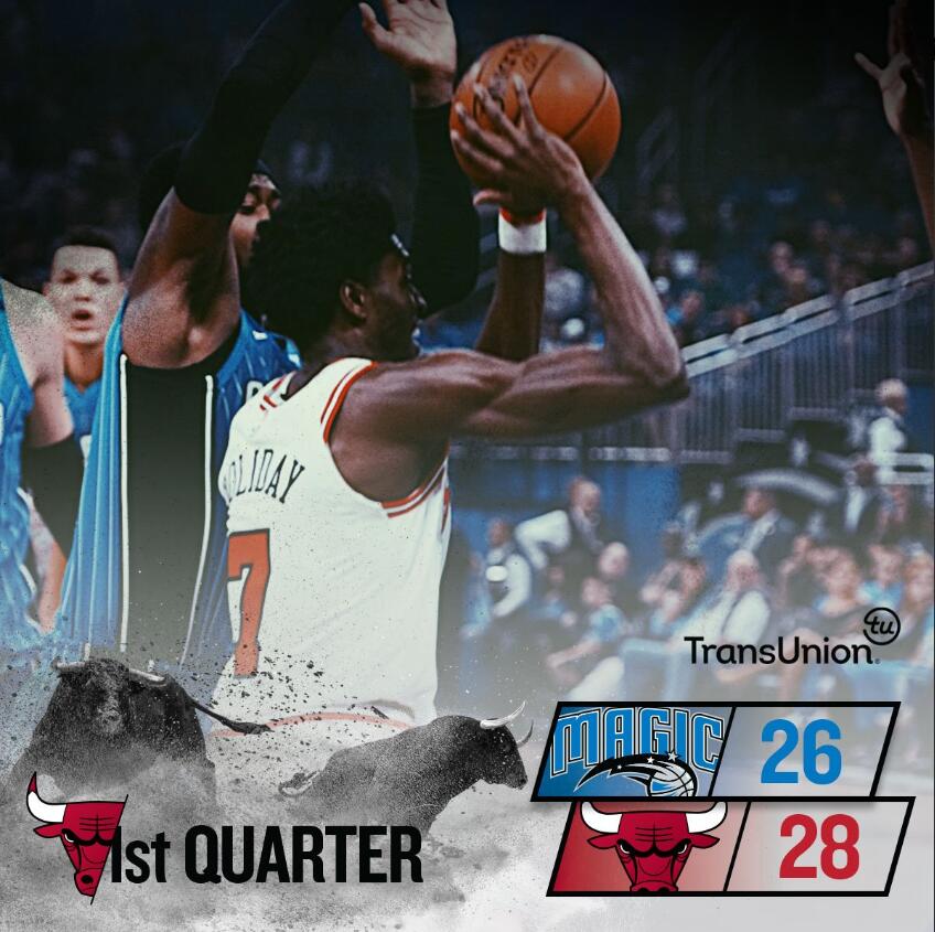 公牛力克骑士，霍勒迪刷新纪录